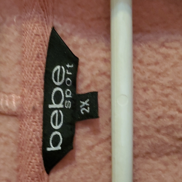 Bebe Sport Zippered Hoodie Size 2X - Picture 2 of 4